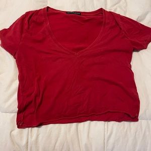 brandy melville crop tee